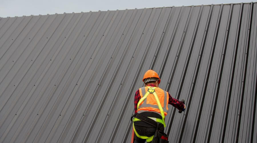 Professional metal roof installation services in Dante, VA